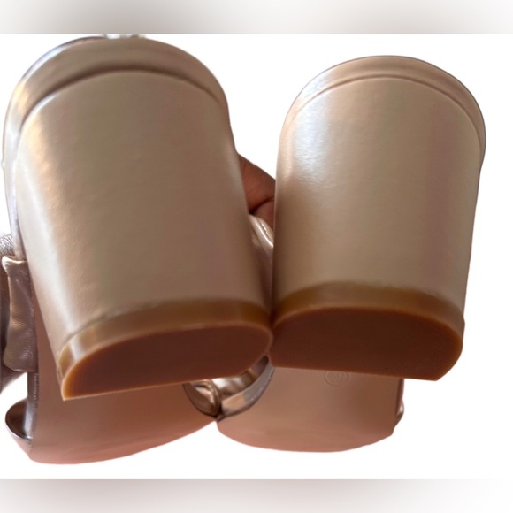 NEW Women's Sandals, Square Toe, 2inch Chunky Block Heels Tan Size 8.5 - Picture 7 of 15